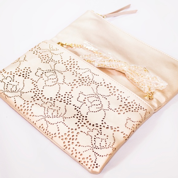 Rose Gold Over Sized Clutch-NWT - Picture 2 of 2